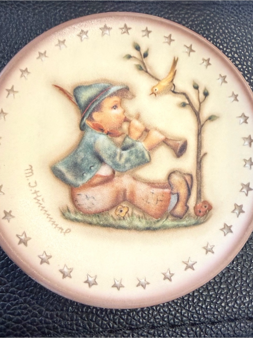 NIB M.J Hummel 3” Singing Lesson Little Boy #1163 Hum 979 Goebel Germany 1998